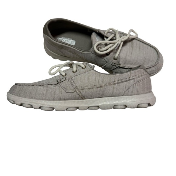 Skechers On-The-Go/Go Walk Lite Bay / Womens / Air Cooled / Natural / size 10 - Picture 6 of 9